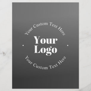 Flyer Seu logotipo ou design de negócios & texto editáve