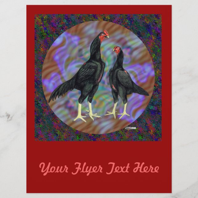 Flyer Shamo: Par Negro (Frente)