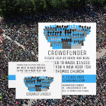 Flyer Silhouette Crowd Design, Crowdfunder, Crowdfunding<br><div class="desc">Silhouette Crowd Design,  Crowdfunder,  Crowdfunder Advertising Flyer de Financiamento Público pela Loja Cartão de visita.</div>