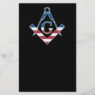 Flyer Símbolo americano Freemasonic