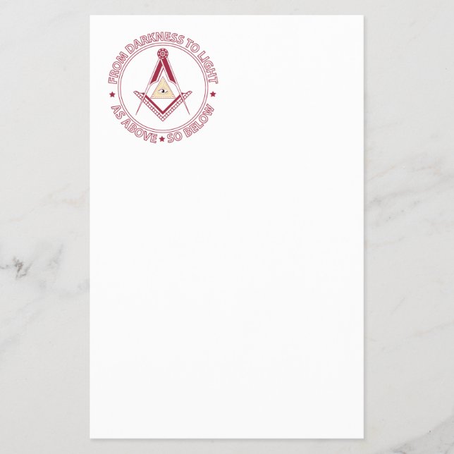 Flyer Símbolo de maçonaria (Frente)