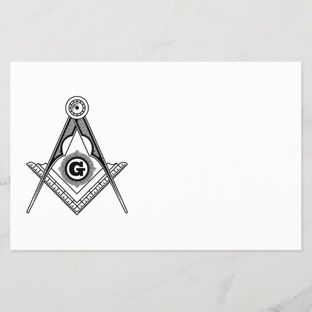 Flyer Símbolo de maçonaria (Frente)