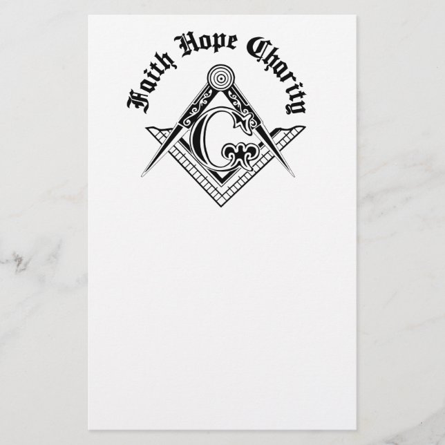 Flyer Símbolo de maçonaria (Frente)