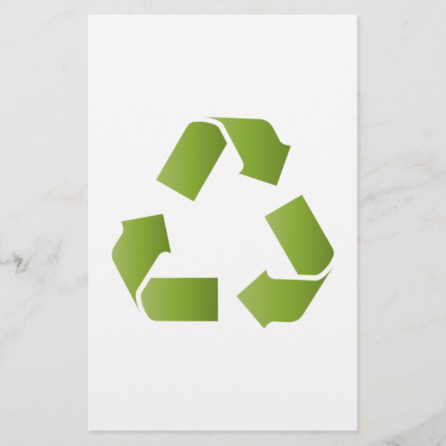 Flyer SÍMBOLO DO reciclar (Frente)