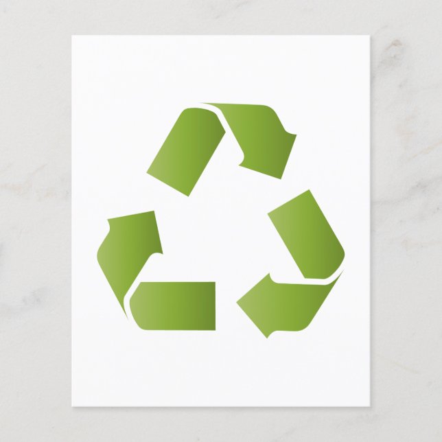 Flyer SÍMBOLO DO reciclar (Frente)