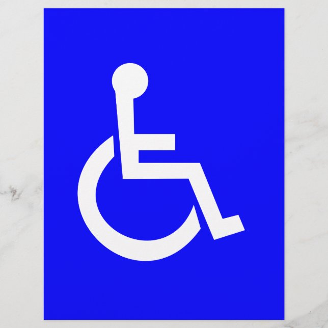 Flyer Símbolo internacional de acesso (Frente)