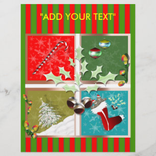 Flyer Símbolos do insecto do Natal