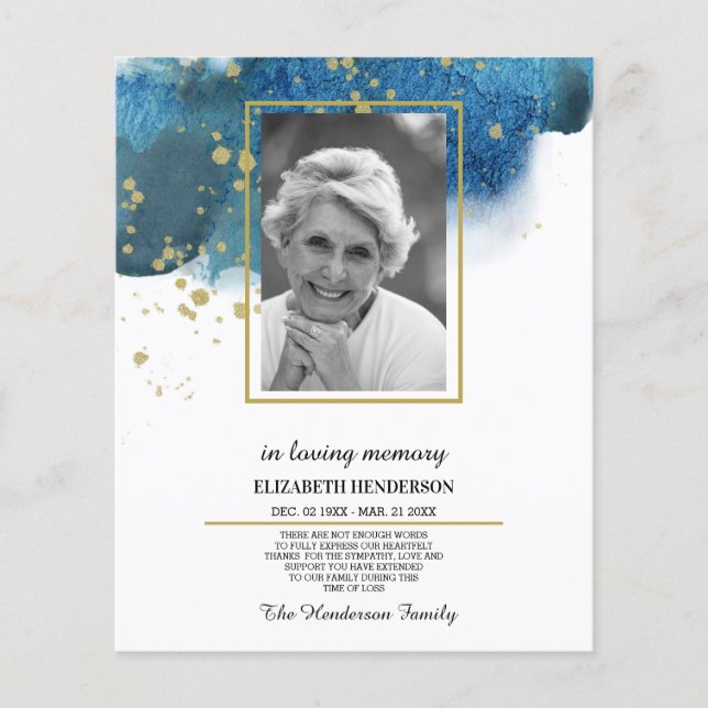 Flyer Simpatia orçamentária FOTO Em Memória Adorável. Fo (Frente)