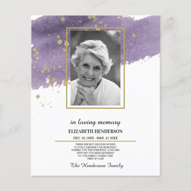 Flyer Simpatia orçamentária FOTO Em Memória Adorável. Fo (Frente)