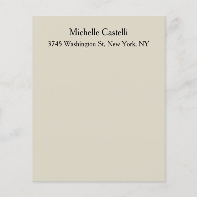 Flyer Simples clássico exclusivo profissional (Frente)