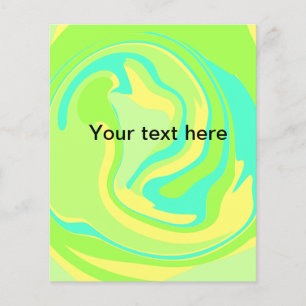Flyer Simples glitter de aquarela verde minimalista adic