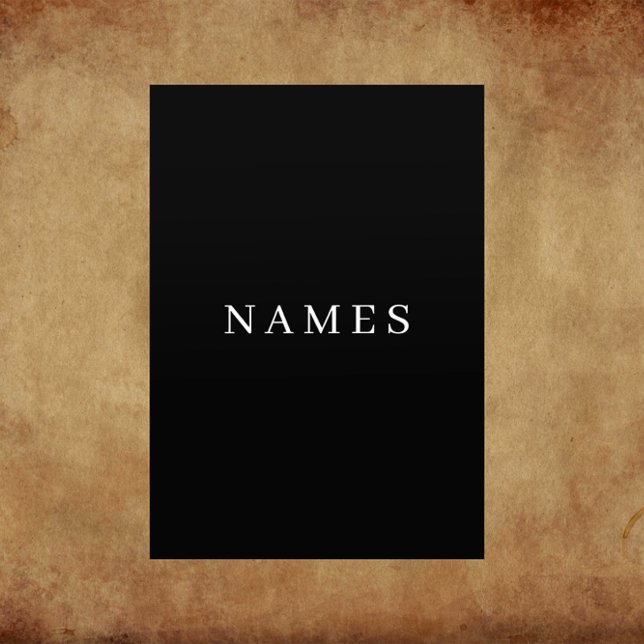 Flyer Simples Preto Personalizado Adicionar Seu Nome Ele (Criador carregado)