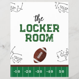 Flyer Sinal de Festa de Futebol no Primeiro Ano