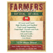 Sinal local de consumo do mercado agrícola