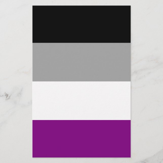 Flyer Sinalizador de Orgulho Asexual (Frente)