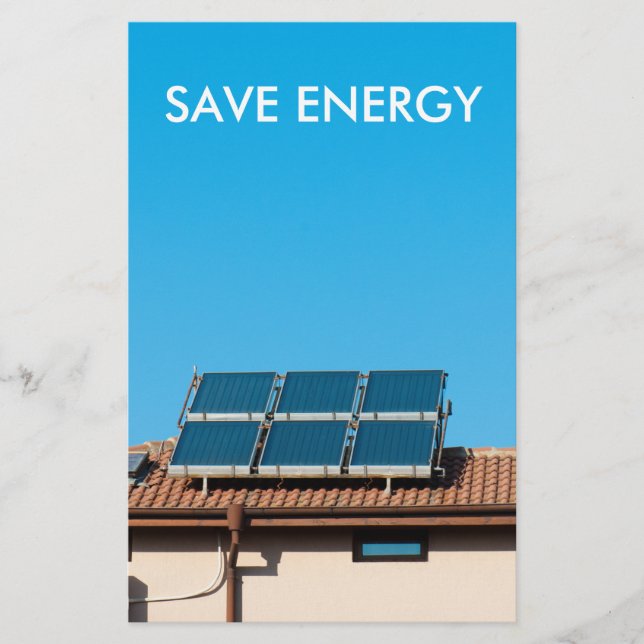 Flyer Sistema de células solares (Frente)