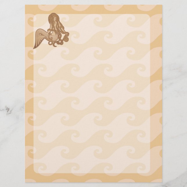 Flyer Sitting Mermaid (Frente)