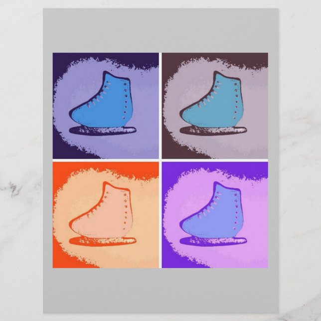 Flyer Skates de gelo (Frente)