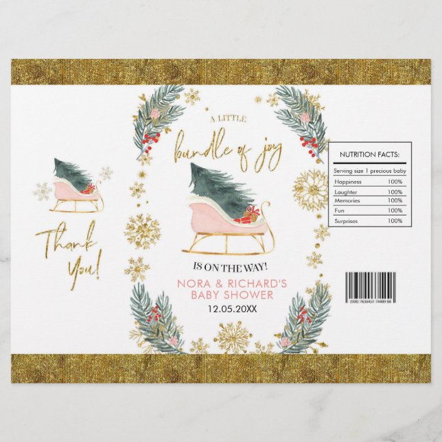 Flyer Sleigh Bundle Of Joy Chip Bag Wrapper (Frente)