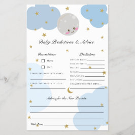 Flyer Sobre as previsões e conselhos do Chá de fraldas d