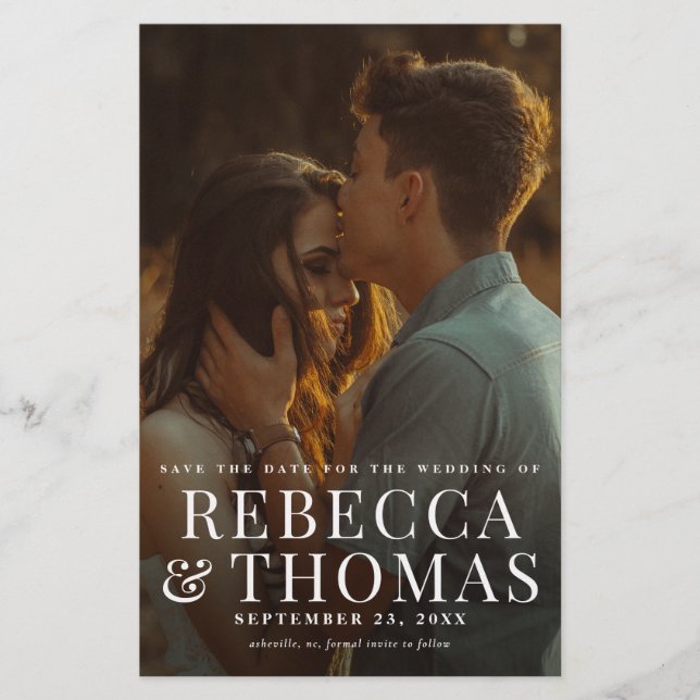 Flyer Sobreposição de Fotografias Modernas de Orçamento  (Frente)