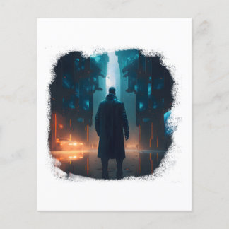 Flyer Sobrevivência solitária em uma cidade apocalíptica