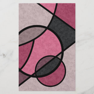 Flyer Sol rosa, abstrato