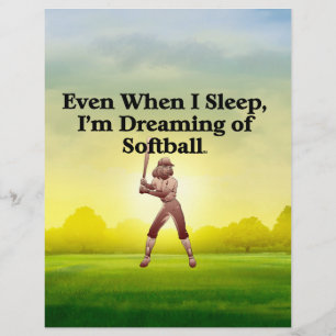Flyer Sonhos SUPERIORES do softball