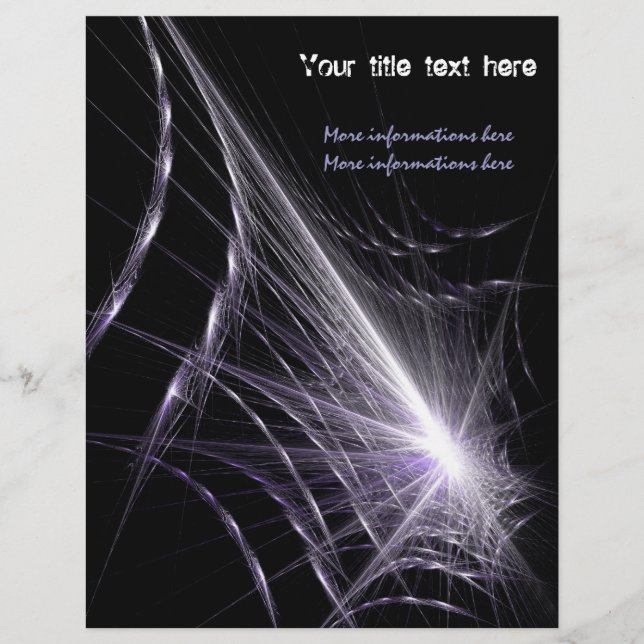 Flyer Spider Web (Frente)