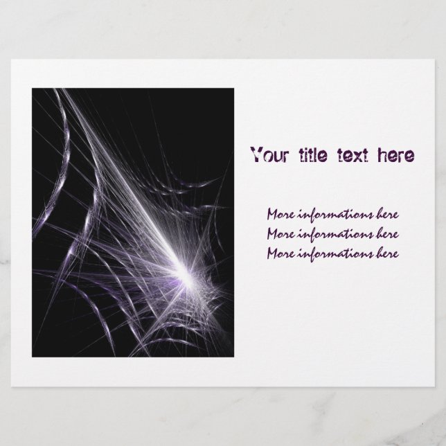 Flyer Spider Web (Frente)