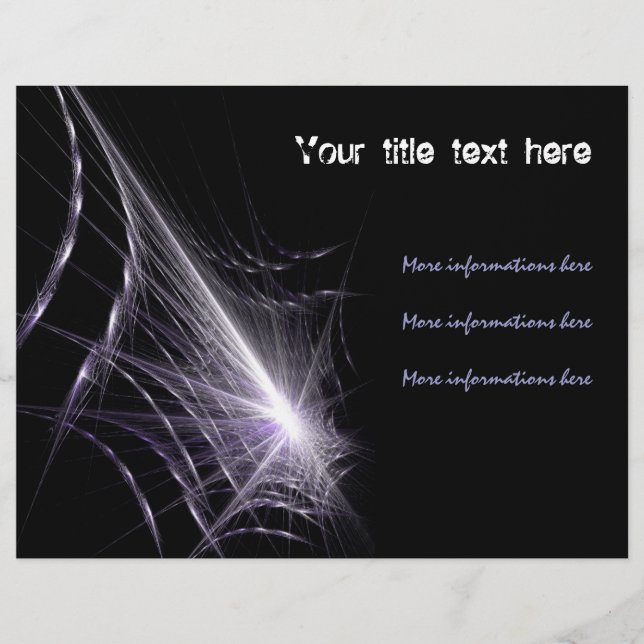 Flyer Spider Web (Frente)