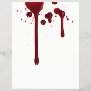 Flyer splatter quarto do sangue