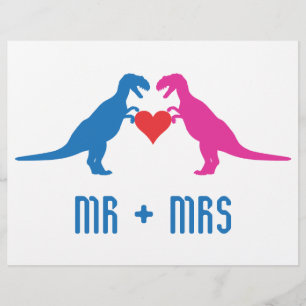 Flyer Sr.+Sra - Dinossauros do Amor