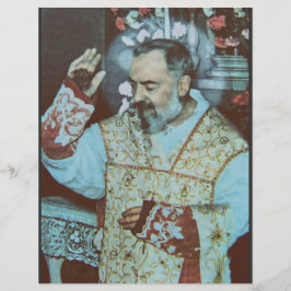 Flyer St. Padre Pio of Pietrelcina The Seraphic Priest
