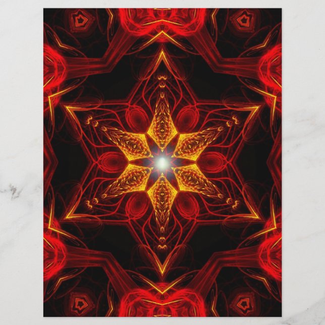 Flyer Staritual Fractal (Frente)