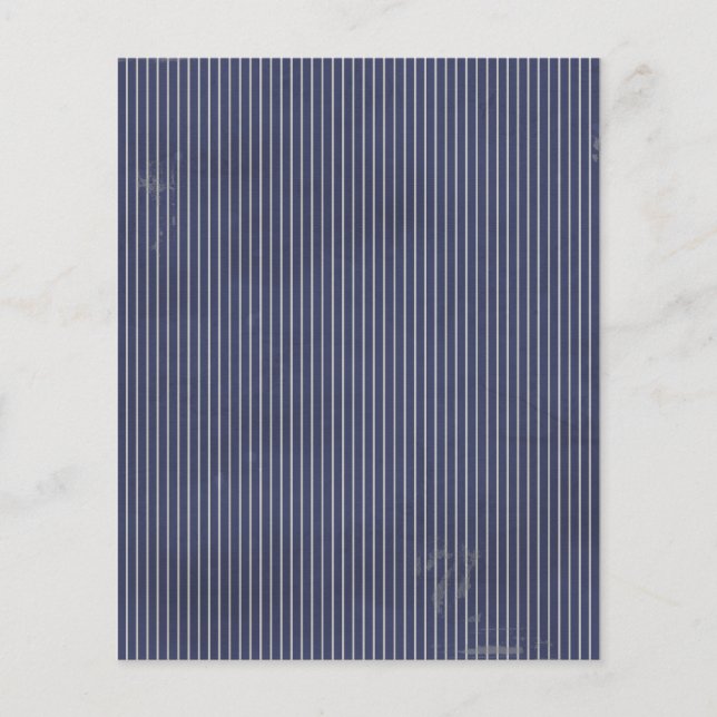 Flyer stripes86 DARK NAVY BLUE WHITE GRUNGE STRIPES PATT (Frente)