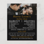 Flyer Stylish Hair Cut, Men's Barbers Advertising<br><div class="desc">Stylish Hair Cut,  Men's Barbers Advertising Flyers By The Business Card Store.</div>