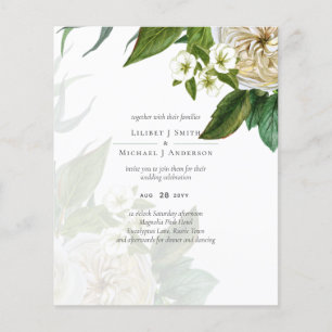 Flyer Sublime Dusty Blue e White Roses Suite de Casament