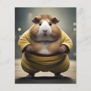 Flyer "Sumo Squeakdown: O Poderoso Lutador de Porquinho-