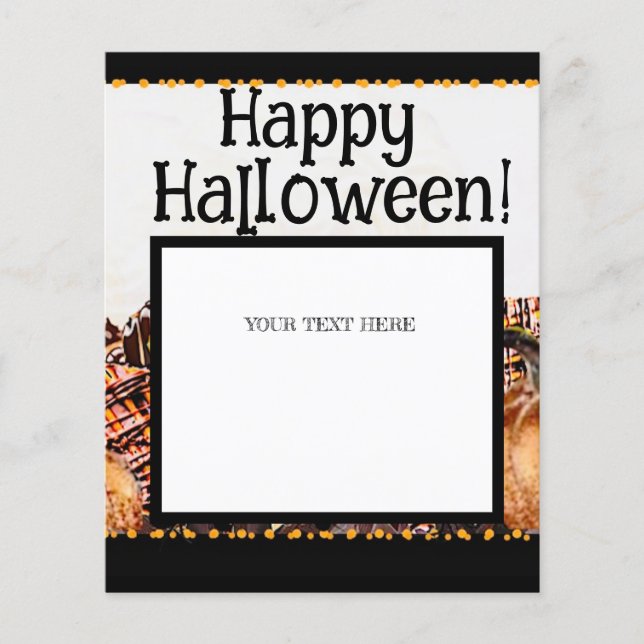 FLYER SUNS! RAIO DE SOL! FELIZ HALLOWEEN! :) (Frente)