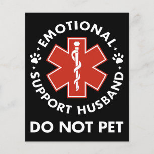 Flyer Suporte Emocional Marido Não Pet