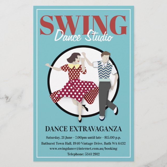 Flyer Swing Dance (Frente)