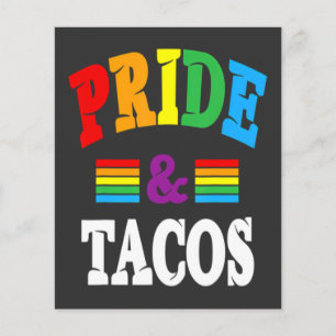 Flyer Tacos Orgulho Lgbt