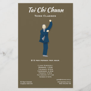 Flyer Tai Chi Chuan
