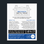Flyer Tanque séptico, Empresa séptica, Engenheiro séptic<br><div class="desc">Septic Tank,  Septic Company,  Folhetos Publicitários De Engenheiro Septic Pela Loja De Cartão de visita.</div>