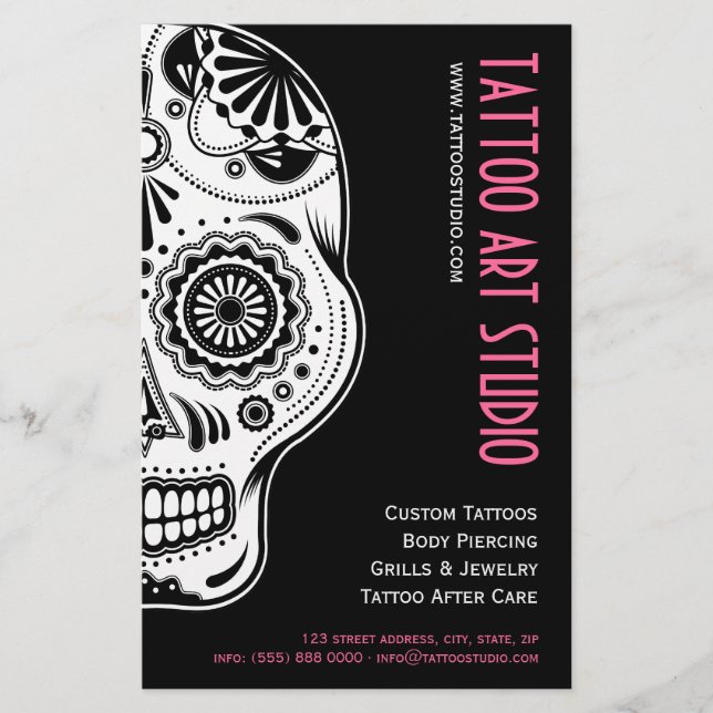 Flyer Tattoo Art Studio (Frente)