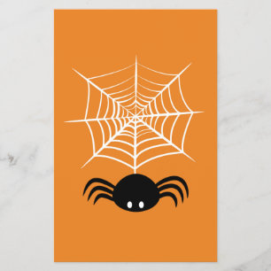 Flyer Teia de Aranha de Halloween
