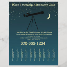 Telescópio do Clube Astronômico e Estrelas Rasgam