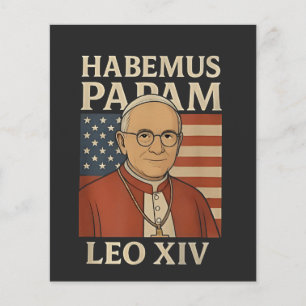 Flyer Temos um papa Papa Leão XIV Igreja Cristã