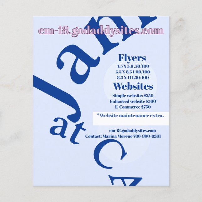 Flyer Template (Frente)